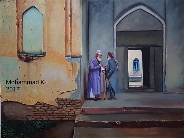 لوحة بعنوان «دراسة تشكيلية 08».