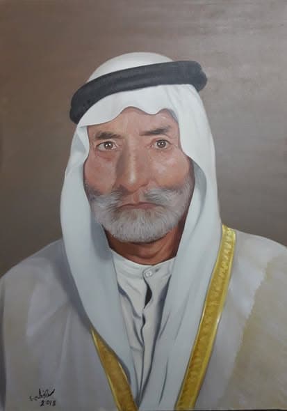لوحة بعنوان «دراسة تشكيلية 11».